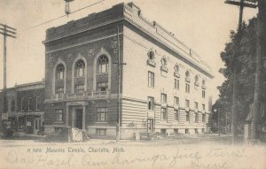 Charlotte , Michigan , 1906 ; Masonic Temple