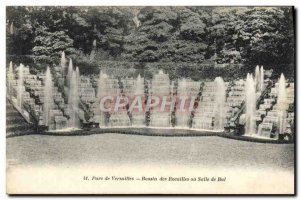 Old Postcard Park of Versailles Basin Seed or Ballroom