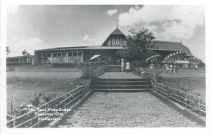 Philippines the Taal Vista Lodge Tagaytay City genuine real photo postcard 