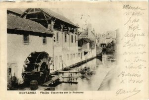 CPA MONTARGIS Vieilles Tanneries sur le Puiseaux (984720)