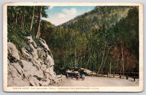 Indian Head The Mohawk Trail Through The Berkshire Hills Massachusetts Postcard