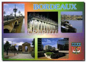 Postcard Modern Aquitaine Bordeaux the Stone Bridge the Greater fa?ade Theate...