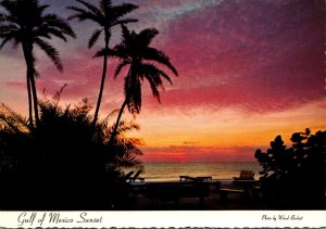 Florida Treasure Island Sunset Over The Gulf Of Mexico