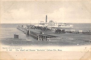 Nantucket Steamboat Line Ferry Ship 1905 