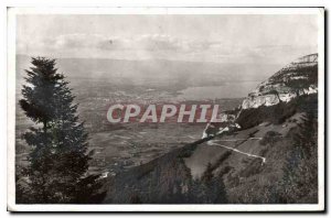 Postcard The Old Road Saleve the Croisette and overlooking Geneva