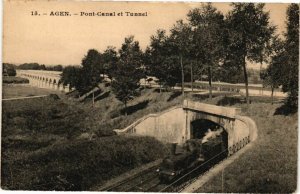 CPA AGEN-Pont Canal et Tunnel (264278)