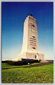 VIntage Airline Airplane Postcard - Wright Brothers Memorial