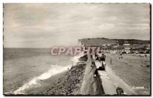 Pourville - The Beach and the cliffs & # 39amont - Old Postcard