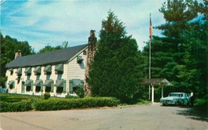 Aladdin Automobile Bernardsville New Jersey Old Mill Inn 1950s Postcard 20-4405