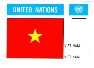 United Nations, Flag of Viet Nam,