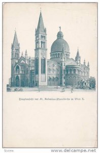 Hauptanfcht Der St. Antonius-Pfarrrkirche In Wien X (Vienna), Austria, 1900-1...