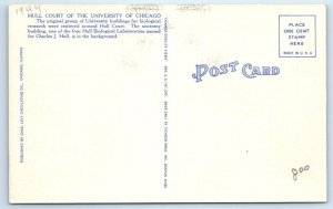 3 Postcards UNIVERSITY of ILLINOIS, Chicago ~ Campus HULL COURT Laboratory 1940s