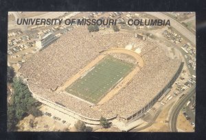 UNIVERSITY OF MISSOURI TIGERS FARAUT FIELD FOOTBALL STADIUM VINTAGE POSTCARD