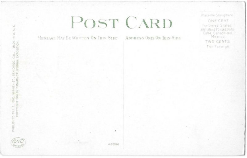 Panama-California Exposition San Diego California