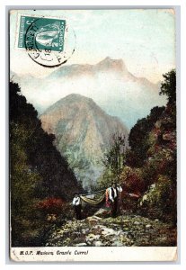 Madeira Grande Curral 1912 DB Postcard T6