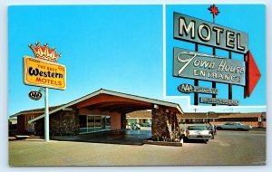 WINSLOW, AZ Arizona ~ Route 66  MOTEL TOWN HOUSE c1960s Navajo County Postcard