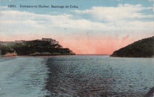 Cuba Santiago de Cuba Entrance To Harbor Curteich
