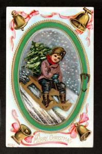 1910 Christmas Picture Postcard!