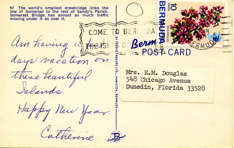 Bermuda - Somerset. World's Smallest Drawbridge