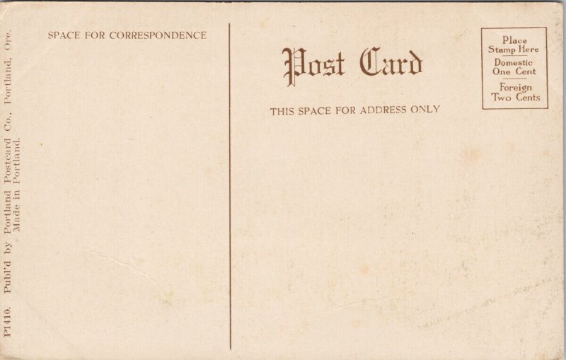 Interior Forestry Building Portland Oregon OR Unused Postcard H8 