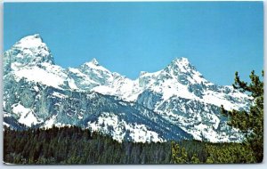 Postcard - Grand Teton Range, Rocky Mountains - Wyoming