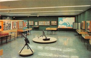 ABILENE, KS Kansas EISENHOWER MUSEUM~West Wing Interior  c1960's Chrome Postcard