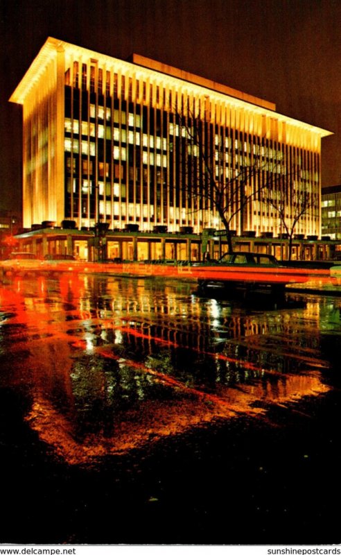 Washington D C National Geographic Headquarters By Night