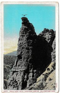 Eagle Nest Rock, Gardiner Canyon, Yellowstone National Park, Vintage Postcard