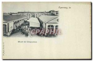 Old Postcard Folklore Wine Vintage Champagne Epernay Moet & Chandon