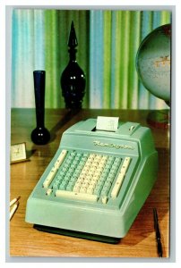 Vintage 1960's Advertising Postcard Mid Century Remington Adding Machine - COOL