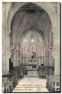 Old Postcard Bar sur Seine Interior Surroundings Chapel of Notre Dame du Chene