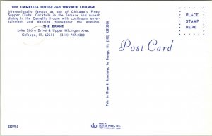 Postcard Interior The Camellia House & Terrace Lounge in Chicago Illinois~132906