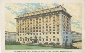 WASHINGTON D.C. 1910-1930s Washington Hotel