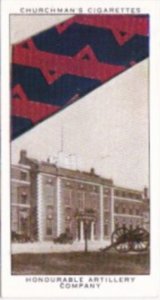 Church Vintage Cigarette Card Well Known Ties No 10 Honourable Artillery Company
