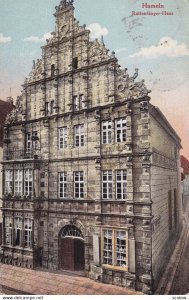 HAMELN, Lower Saxony, Germany, 1900-1910's; Rattenfanger-Haus