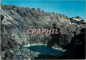 Modern Postcard Valley Louron (Hautes Pyrenees) The Lake Caillouas 2155 meter...