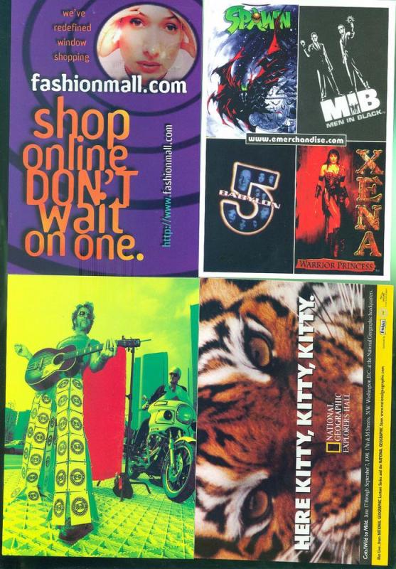 10 - Rack / Go Cards 1990's - Early 2000's