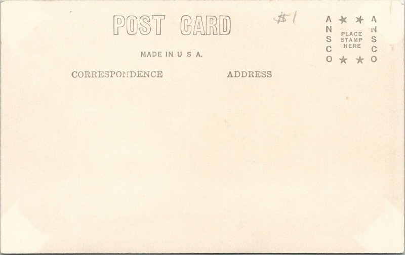 Canada Niagara Falls RPPC Oakes Garden Postcard W12