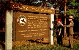 Mississippi Natchez Trace Parkway Roadside Marker