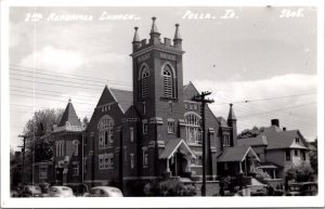 Real Photo Postcard Second Reformed Church in Pella, Iowa