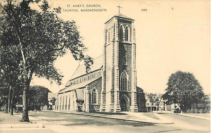 D/B St. Mary's Church, Taunton, Massachusetts MA 1957