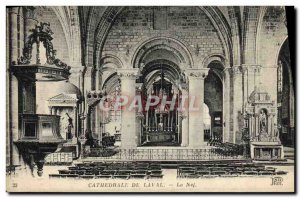 Old Postcard Cathedral Nave De Laval