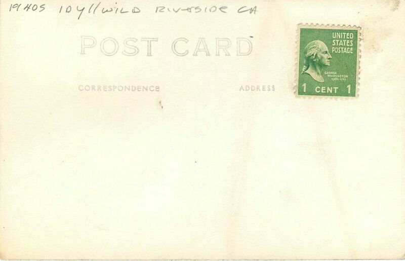 Gray & sons #26 Idyllwild Riverside California 1940s Postcard 11998