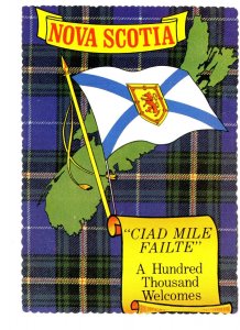 A Hundred Thousand Welcomes, Ciad Mile Failte, Flag, Greetings from  Nova Scotia