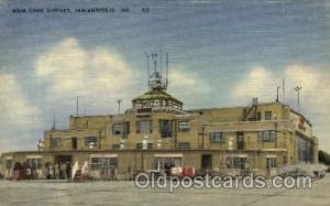 Weir Cook Airport, Indianapolis, IN USA Airport 1951 postal used 1951