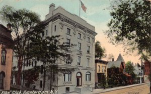 J84/ Amsterdam New York Postcard c1910 Elks Lodge Building 151