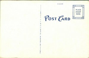 Vtg Lino Postal Hannon Hall Gymnasium En Wisconsin Escuela Para Deaf Delavan Wi