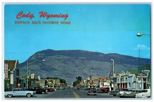 c1960 Buffalo Bill's Favorite Home Sheridan Street Cody Wyoming Vintage Postcard