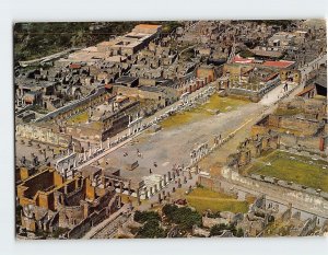 Postcard View from the craft of the forum, Pompei Excavations, Pompei, Italy