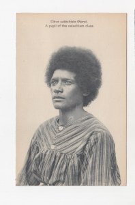 PAPUA NEW GUINEA, c1910 ppc. Catechism Class Pupil, Sacred Heart Fathers